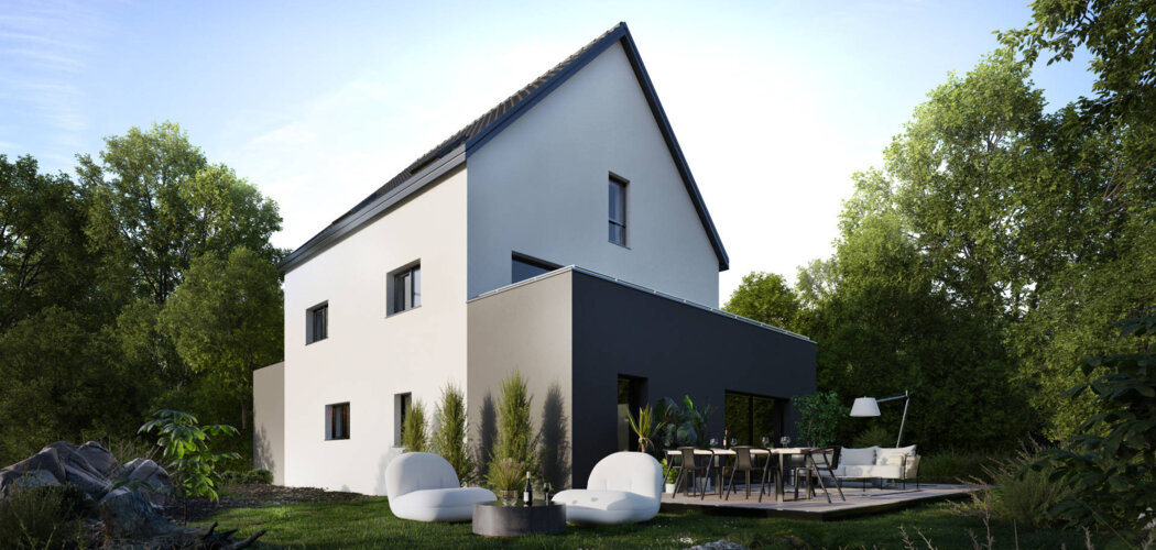Programme immobilier neuf LES DUOS PANORAMA - Nordhouse proche de Strasbourg accès en 20 min (67150) - Référence : 11253