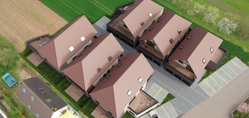 Programme immobilier neuf LES DUOS PANORAMA - Nordhouse proche de Strasbourg accès en 20 min (67150) - Référence : 11253