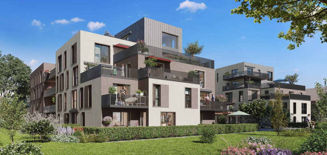 Programme immobilier neuf Les Terrasses O vert - Oberhausbergen : Résidence T2–T5 avec cadre alsacien et confort optimisé proche des commodités (67205) - Référence : 5940