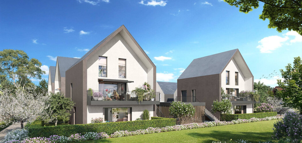 Programme immobilier neuf Les Terrasses O vert - Oberhausbergen : Résidence T2–T5 avec cadre alsacien et confort optimisé proche des commodités (67205) - Référence : 5940