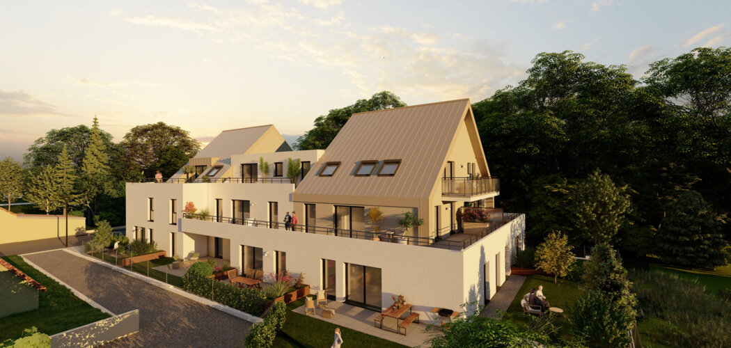 Programme immobilier neuf LE MALT - Oberhoffen-sur-Moder à deux pas d’Haguenau (67240) - Référence : 9458