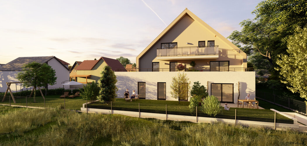 Programme immobilier neuf LE MALT - Oberhoffen-sur-Moder à deux pas d’Haguenau (67240) - Référence : 9458