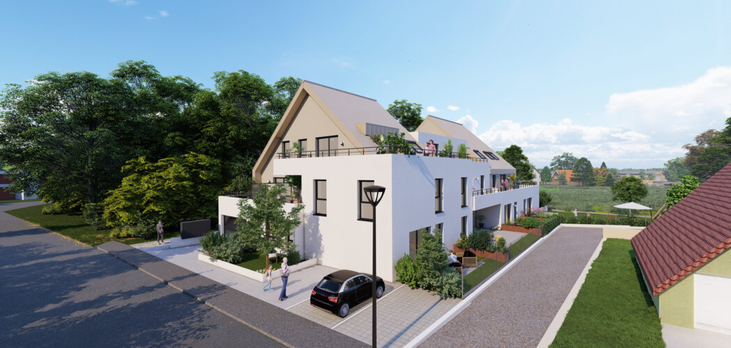 Programme immobilier neuf LE MALT - Oberhoffen-sur-Moder à deux pas d’Haguenau (67240) - Référence : 9458