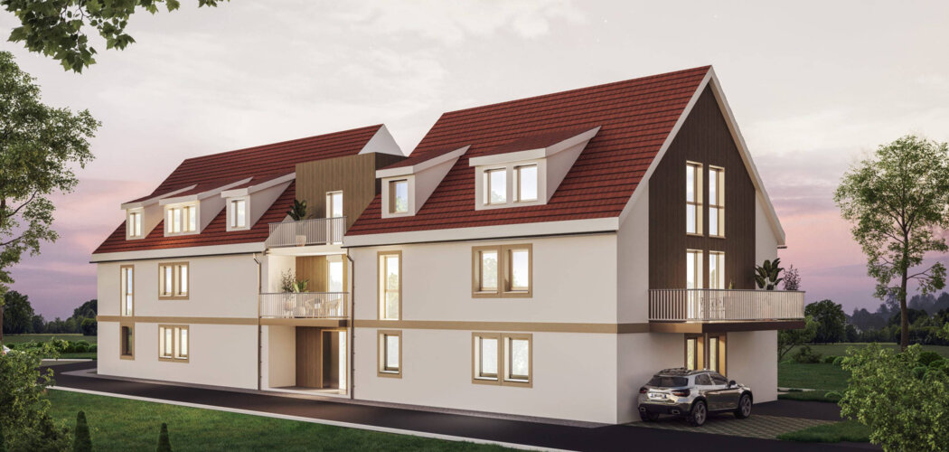 Programme immobilier neuf LA VILLA ALTITONA - Obernai : logements neufs chaleureux et sécurisés proche du centre-ville (67210) - Référence : 7411