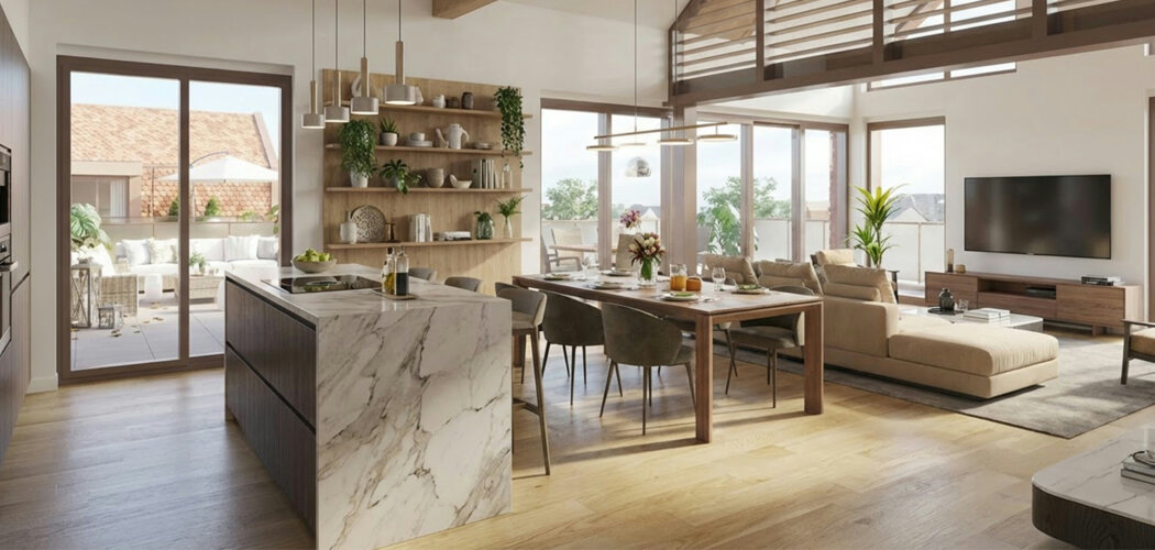 Programme immobilier neuf L'Amiral - Oberschaeffolsheim cadre champêtre à 8 km de Strasbourg (67203) - Référence : 13990
