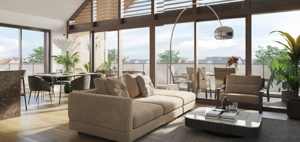 Programme immobilier neuf L'Amiral - Oberschaeffolsheim cadre champêtre à 8 km de Strasbourg (67203) - Référence : 13990