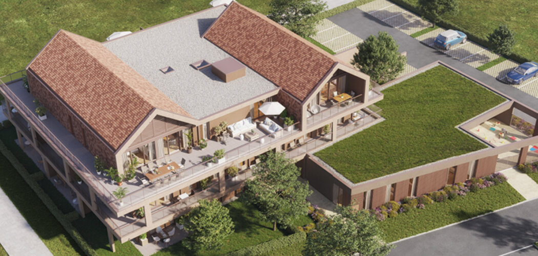 Programme immobilier neuf L'Amiral - Oberschaeffolsheim cadre champêtre à 8 km de Strasbourg (67203) - Référence : 13990