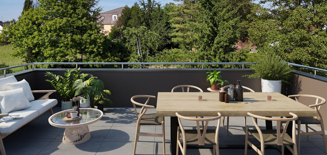 Programme immobilier neuf les duos du batelier - Offendorf cadre verdoyant calme proche frontière (67850) - Référence : 12663