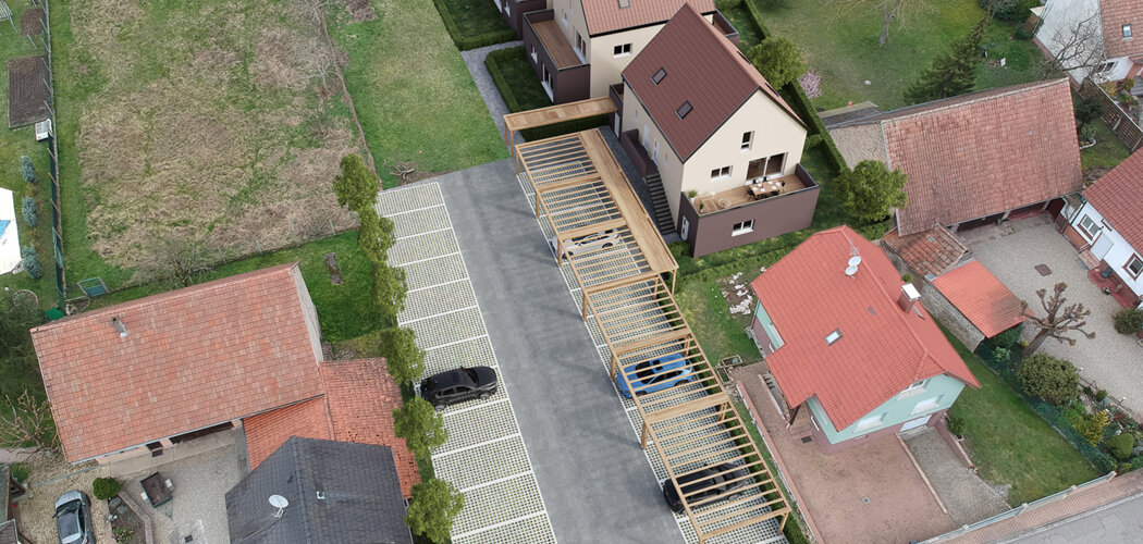 Programme immobilier neuf les duos du batelier - Offendorf cadre verdoyant calme proche frontière (67850) - Référence : 12663