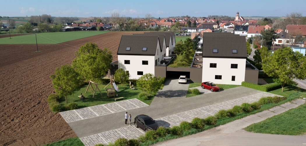 Programme immobilier neuf Les duos de l'Oasis - Ohlungen proche Haguenau (67590) - Référence : 8599