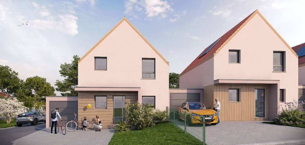 Programme immobilier neuf Le Hamo Des Prés - Osthoffen proche de Strasbourg (67990) - Référence : 9426
