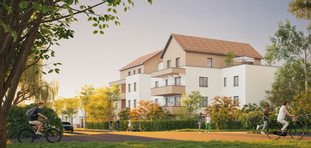 Programme immobilier neuf L'Éden - Ostwald proche Strasbourg en 10 min (67540) - Référence : 15895