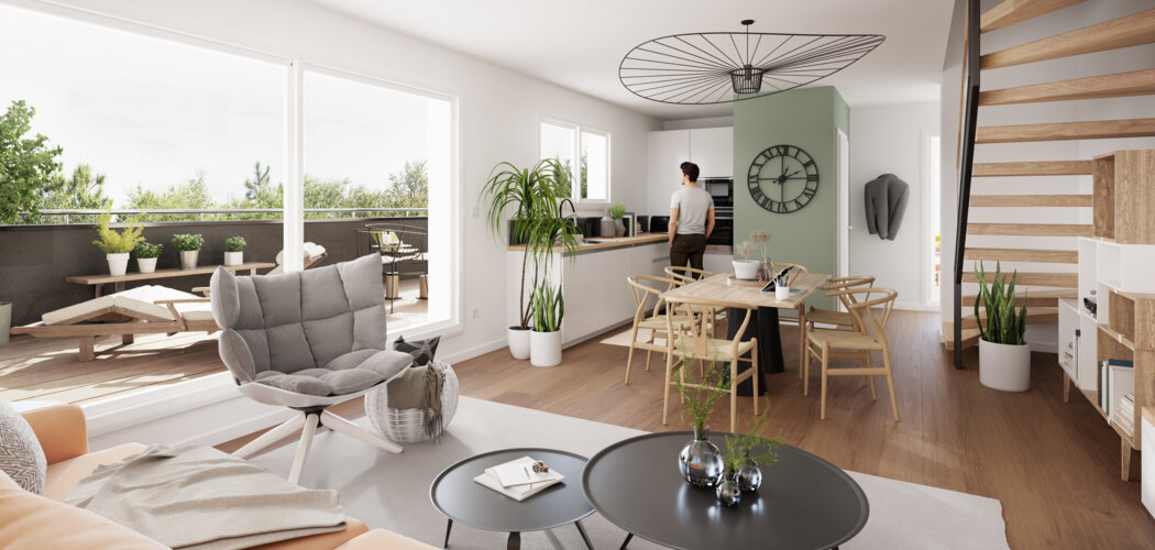 Programme immobilier neuf Les Duos SKYLAND - Rohr à proximité de Saverne (67270) - Référence : 8623