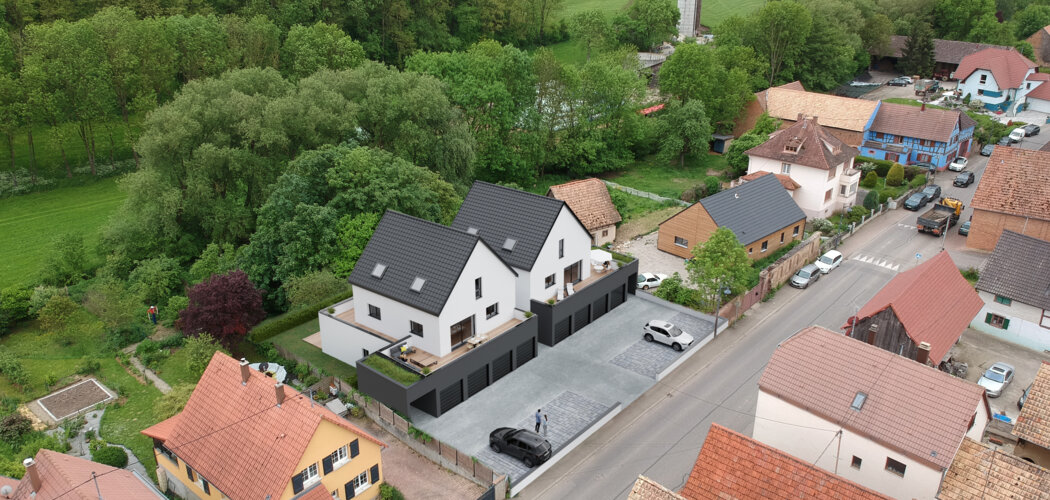 Programme immobilier neuf Les Duos SKYLAND - Rohr à proximité de Saverne (67270) - Référence : 8623