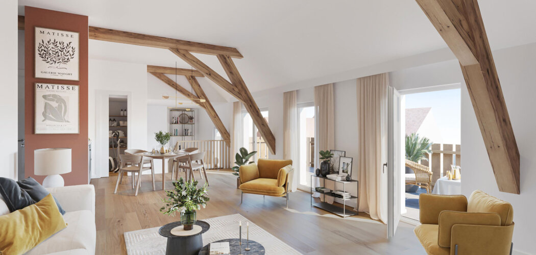 Programme immobilier neuf MAISON DE LA CAVALERIE - Rouffach : Résidence T2–T4 avec cadre historique et confort optimisé proche des commodités (68250) - Référence : 14615