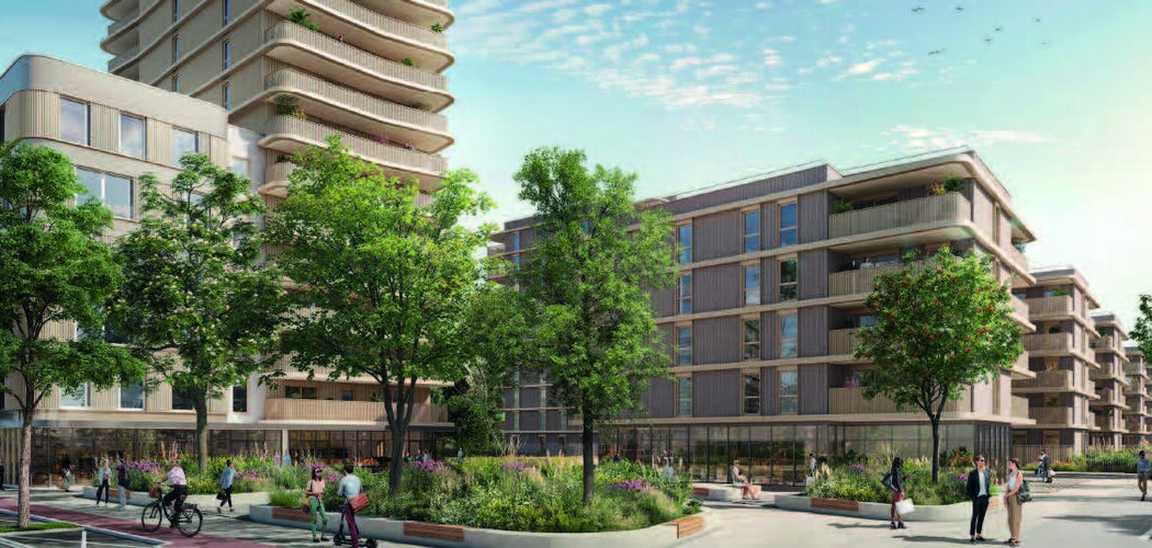 Programme immobilier neuf L'ARCHIPEL 3F - 1 - Saint-Louis : logements neufs sécurisés et verdoyants proche des transports frontaliers (68300) - Référence : 15771