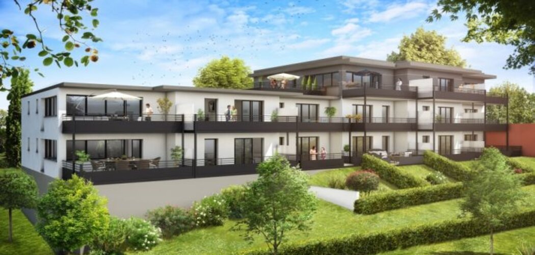 Programme immobilier neuf  - Saint-Max : Appartements T3–T4 aux lignes pures et espaces privatifs en centre-ville (54130) - Référence : 18