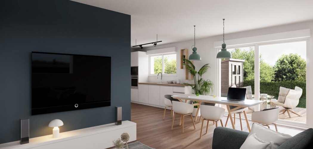 Programme immobilier neuf Les duos du cœur de Vigne - Scharrachbergheim-Irmstett : Résidence T3–T5 avec cadre verdoyant et confort optimisé proche des commodités (67310) - Référence : 7059