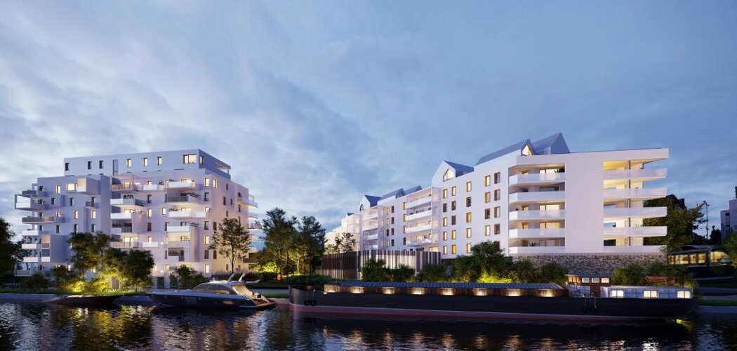 Programme immobilier neuf Meridien - Schiltigheim : logements neufs modernes et connectés proche du Wacken (67300) - Référence : 7457