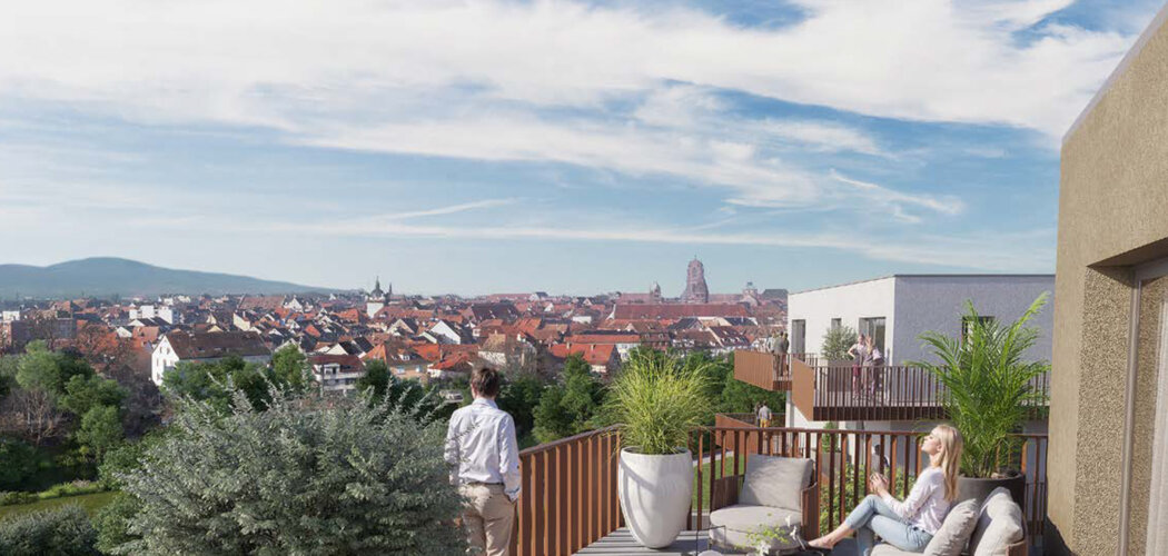 Programme immobilier neuf LES REMPARTS - Sélestat proche centre avec vues sur les Berges de l’Ill (67600) - Référence : 14005