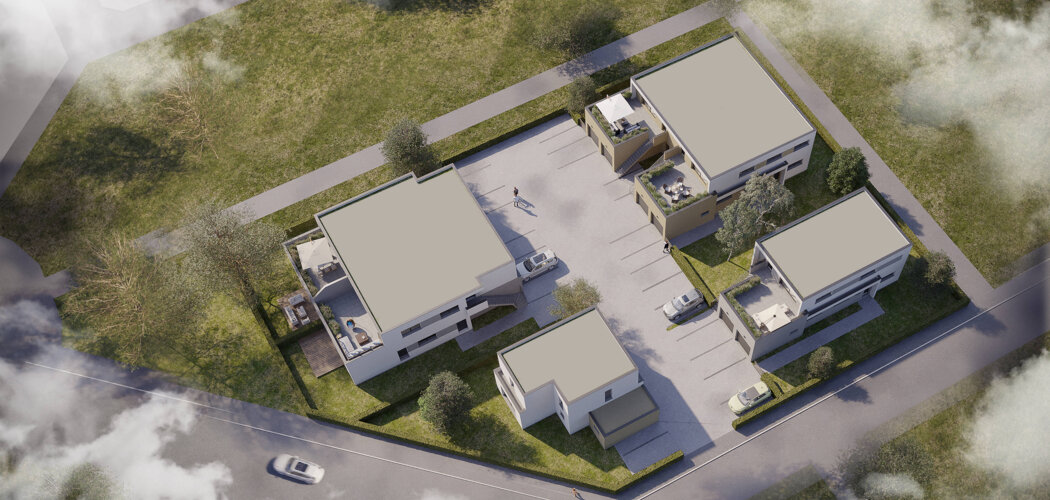 Programme immobilier neuf LES DUOS DES CHAMPS - Sierentz  à deux pas du centre et gare TER (68510) - Référence : 10810