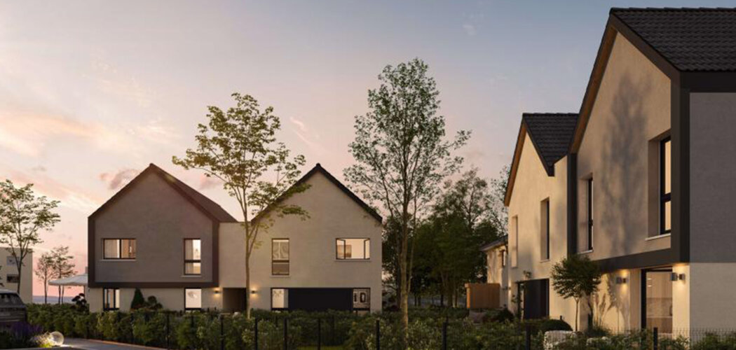 Programme immobilier neuf Les carrés Sélène - Sierentz duplex familiaux près de Saint-Louis (68510) - Référence : 17274
