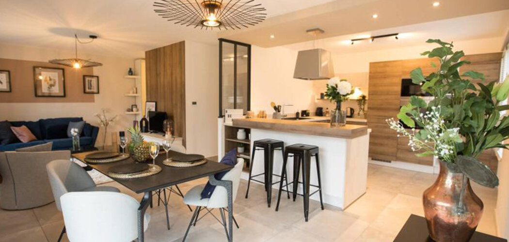 Programme immobilier neuf Les carrés Sélène - Sierentz duplex familiaux près de Saint-Louis (68510) - Référence : 17274