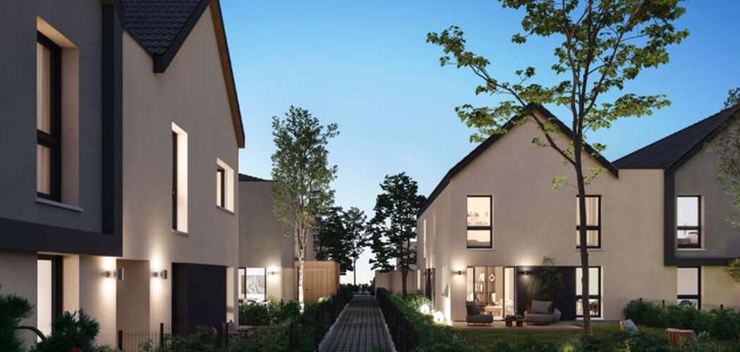 Programme immobilier neuf Les carrés Sélène - Sierentz duplex familiaux près de Saint-Louis (68510) - Référence : 17274