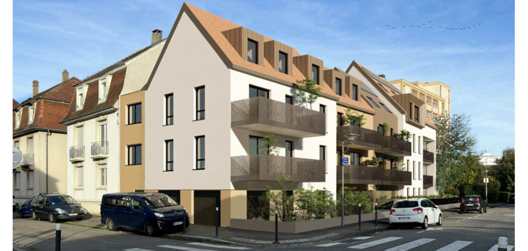 Programme immobilier neuf LE CLOS NEUDORF - Strasbourg à proximité du centre en tram D (67000) - Référence : 16420
