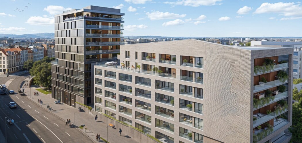 Programme immobilier neuf L'Écrin de l'Ill - Strasbourg à proximité du tram B (67000) - Référence : 15913