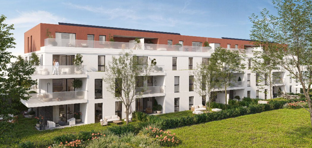 Programme immobilier neuf VILLA ROMANA - Strasbourg cadre urbain Koenigshoffen appartements avec terrasse (67000) - Référence : 17206