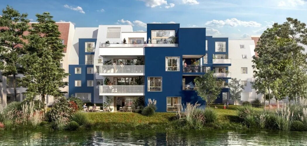 Programme immobilier neuf TIVOLI 48 - Strasbourg : logements neufs sécurisés et verdoyants en quartier Tivoli (67000) - Référence : 14811