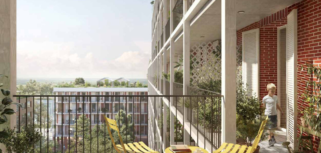 Programme immobilier neuf Le Cœur Du Rhin - Phase 2 - Strasbourg quartier à Starlette entre nature et bassin Vauban (67000) - Référence : 16525