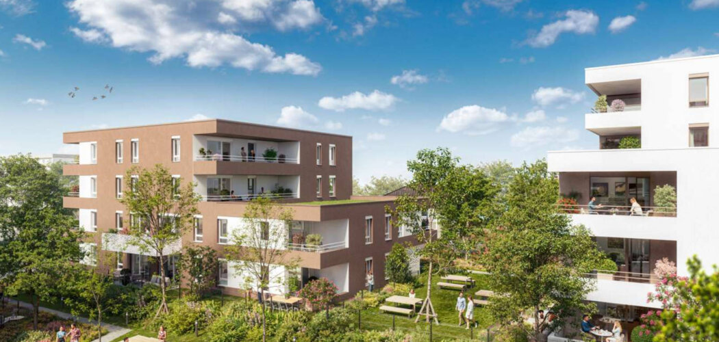 Programme immobilier neuf Le Bel Air - Strasbourg quartier du Neuhof proche des commodités du centre (67000) - Référence : 16550