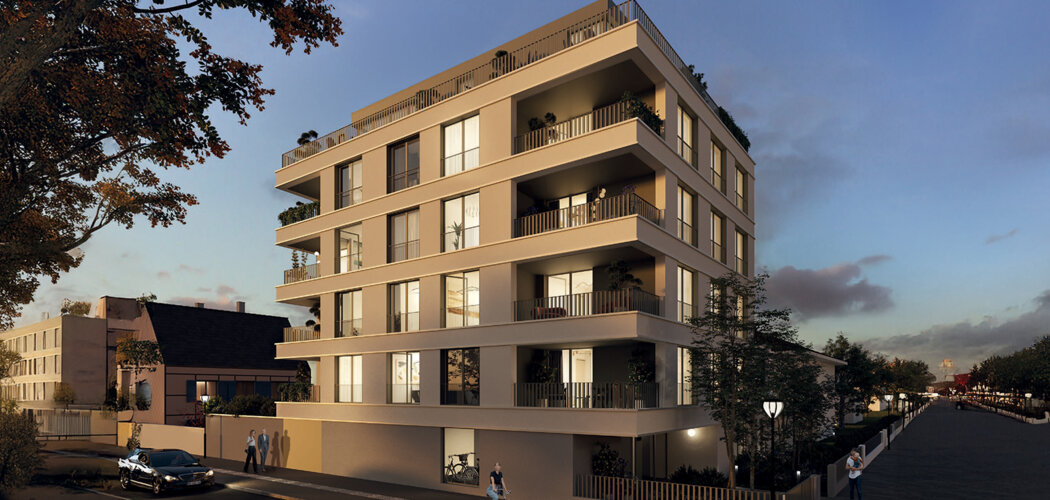 Programme immobilier neuf L AVENUE - Strasbourg quartier  Rive Étoile à deux pas des tram D et E (67000) - Référence : 13572