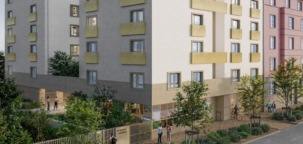 Programme immobilier neuf Nemea Appart'Etud Strasbourg - Strasbourg  résidence étudiante près du tram F (67000) - Référence : 15915