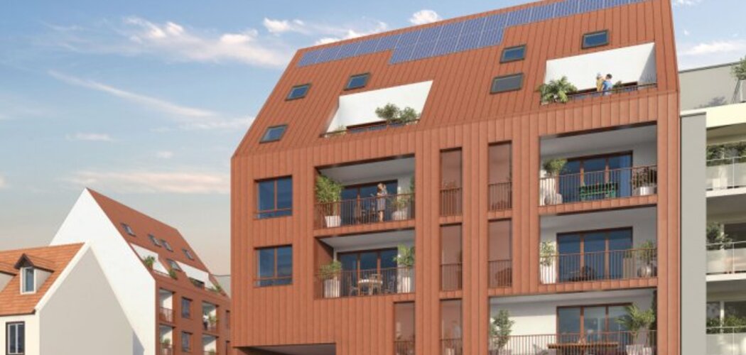 Programme immobilier neuf TERRA ROSSA - Strasbourg, résidence neuve et éco-responsabilité près du tramway B (67000) - Référence : 15912