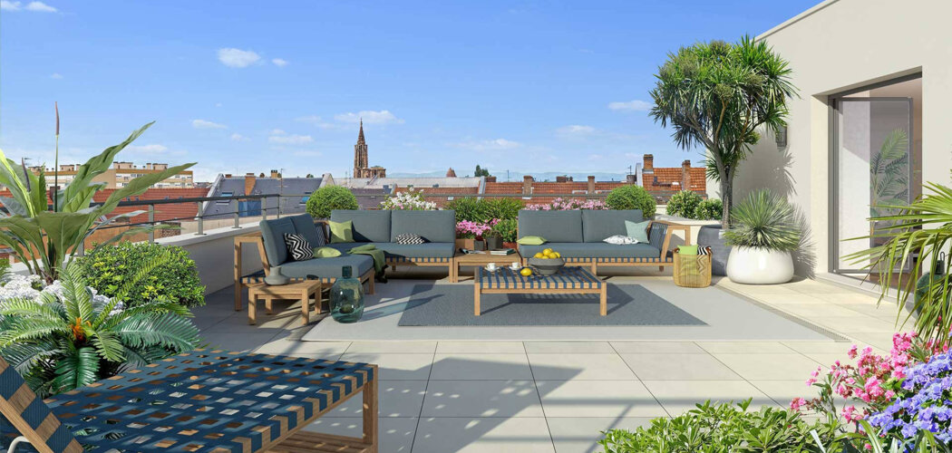 Programme immobilier neuf Nouvel Art - Strasbourg : Résidence studio–T5 avec cadre résidentiel et confort optimisé proche des transports (67000) - Référence : 7133
