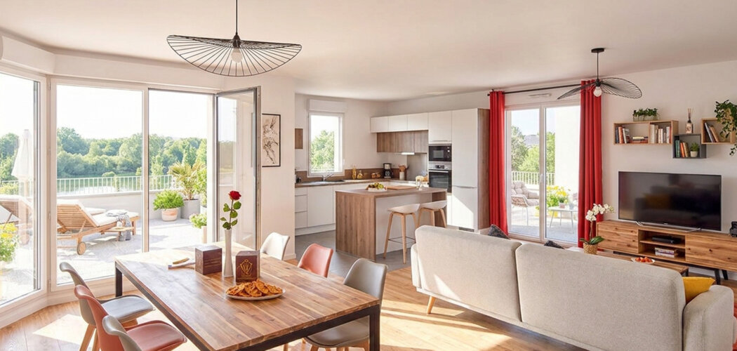 Programme immobilier neuf L'Îlot d'Õ - Strasbourg Robertsau une résidence élégante au cœur d’un quartier recherché (67000) - Référence : 17534