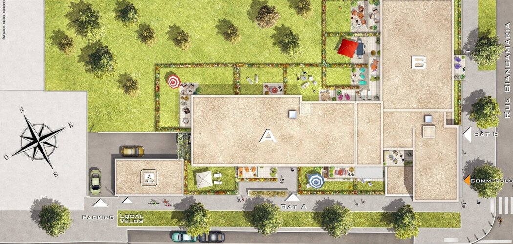 Programme immobilier neuf Le Commandeur - Vandoeuvre-lès-Nancy : Résidence de 46 appartements T1–T3 avec prestations haut de gamme (54500) - Référence : 221