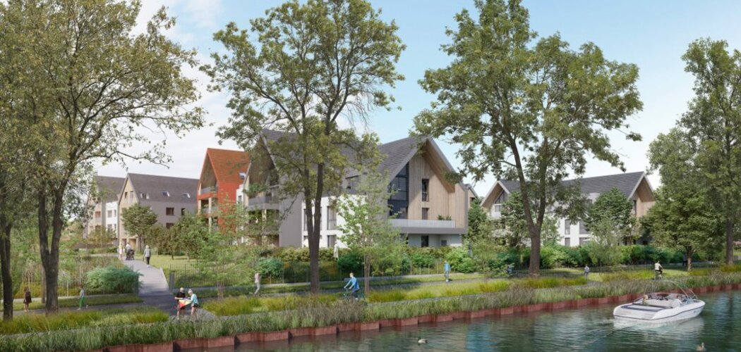 Programme immobilier neuf Square VendHome - Vendenheim : logements neufs près du canal, confort et prestations complètes (67550) - Référence : 12385