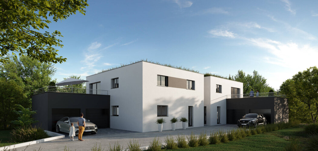 Programme immobilier neuf LES DUOS DES IMPRESSIONISTES - Vendenheim : logements neufs sécurisés et verdoyants proche des transports (67550) - Référence : 7885