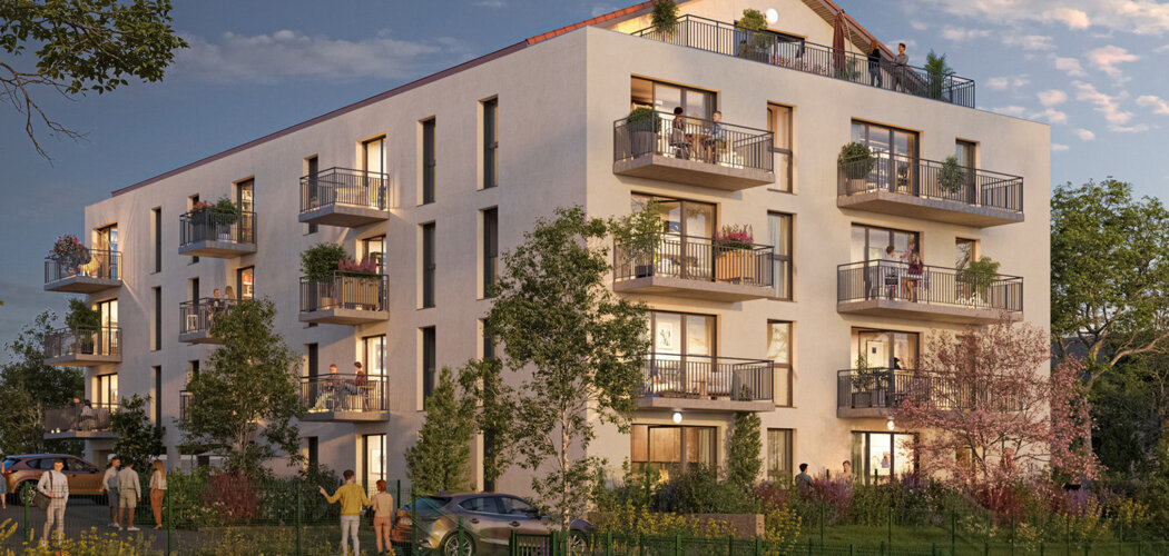 Programme immobilier neuf LE DOMAINE HAUT JARDIN - BAT C - Villerupt, sérénité résidentielle proche de Belval (54190) - Référence : 18078