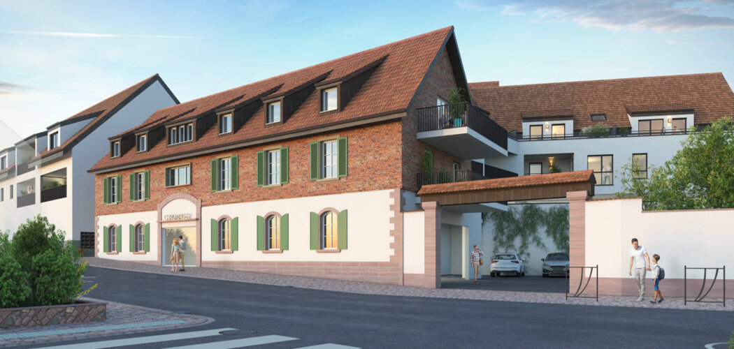 Programme immobilier neuf LE BELVEDERE - Wasselonne centre à proximité de Strasbourg (67310) - Référence : 10922